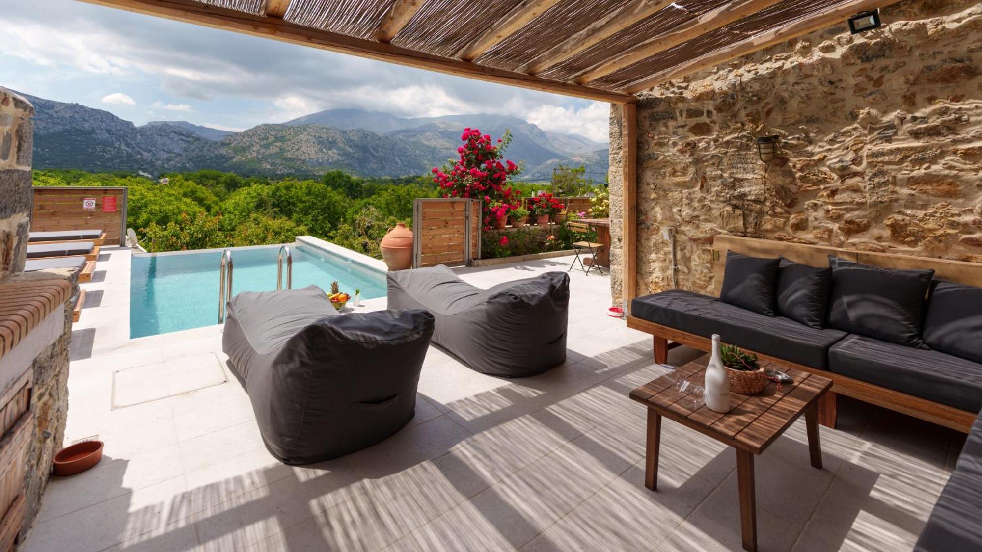 Lasithi Luxury Villa Mesa Lasithi Esterno foto